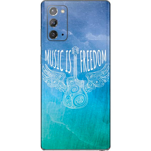 Music Is Freedom Galaxy Note20 5G Skin